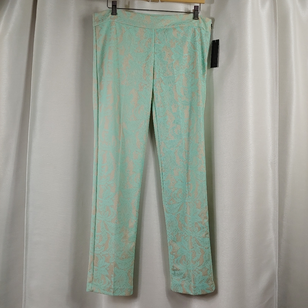 HeartSoul Women’s Lt Green Lace Overlay and Taupe